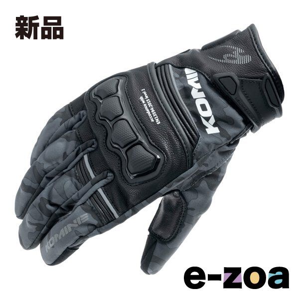 Komine Gloves Gk-856/Bk/Camo/Xl (2622084)