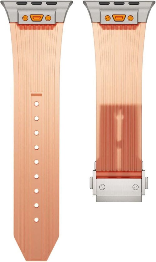 Others Royce&Roland Apple Watch Ultra 3 2 1 Series 10 8 7 6 5 (Clear Orange)