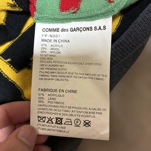 Comme Des Garcons Shirt Knitted Tops Sweaters Commedesgarcons