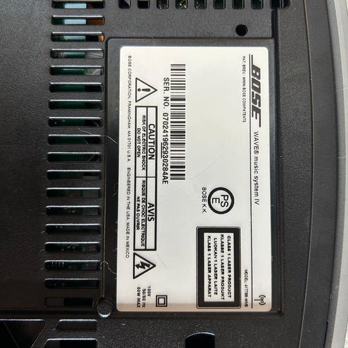 Bose Cd Sacd Players Wave Music System Iv