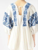 Souleiado Short-Sleeve Embroidery