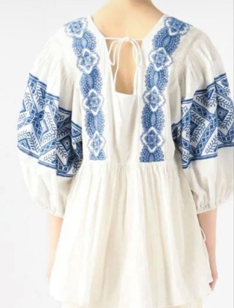 Souleiado Short-Sleeve Embroidery