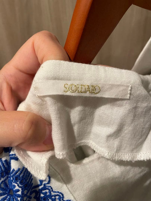 Souleiado Short-Sleeve Embroidery