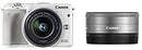 Digital Slr Canon Eos M3 Ef-M15-45Mm F3.5-6.3 Is Stm Ef-M22Mm F2 Eosm3Wh-Wlk2