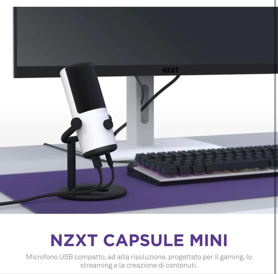 Condenser Microphone Nzxt Capsule Mini White