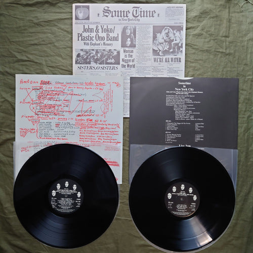 Western Music 1972 John Yoko Plastic Ono Band 2 Lp Some Time In New York City:
