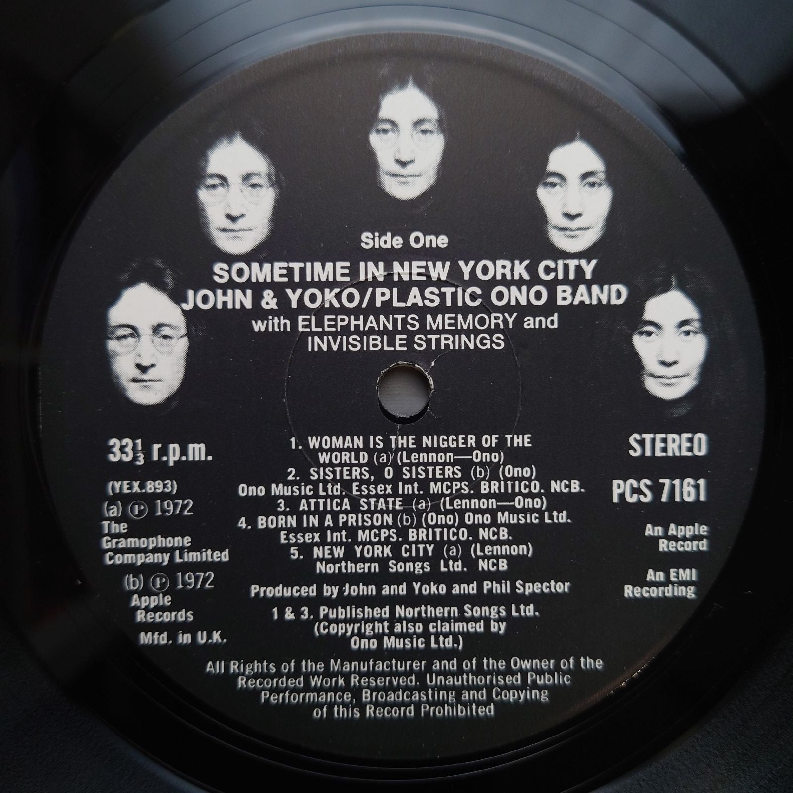 Western Music 1972 John Yoko Plastic Ono Band 2 Lp Some Time In New York City: