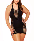 Negligee Hauty Womens Jill Extended Sizes 1 Piece Seamless Halter Chemise Ling