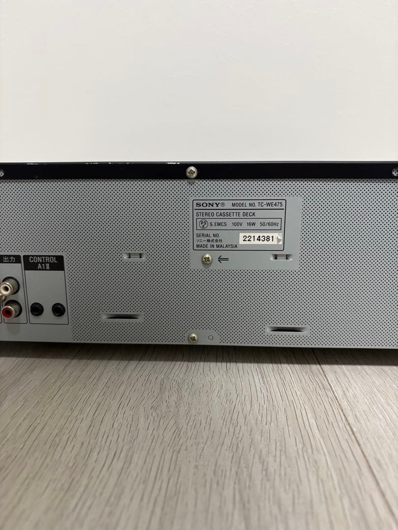 Sony Cd, Md Cassette Decks Tc-We475