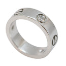 Cartier Ring 3Pd K18Wg #50