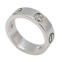 Cartier Ring 3Pd K18Wg #50