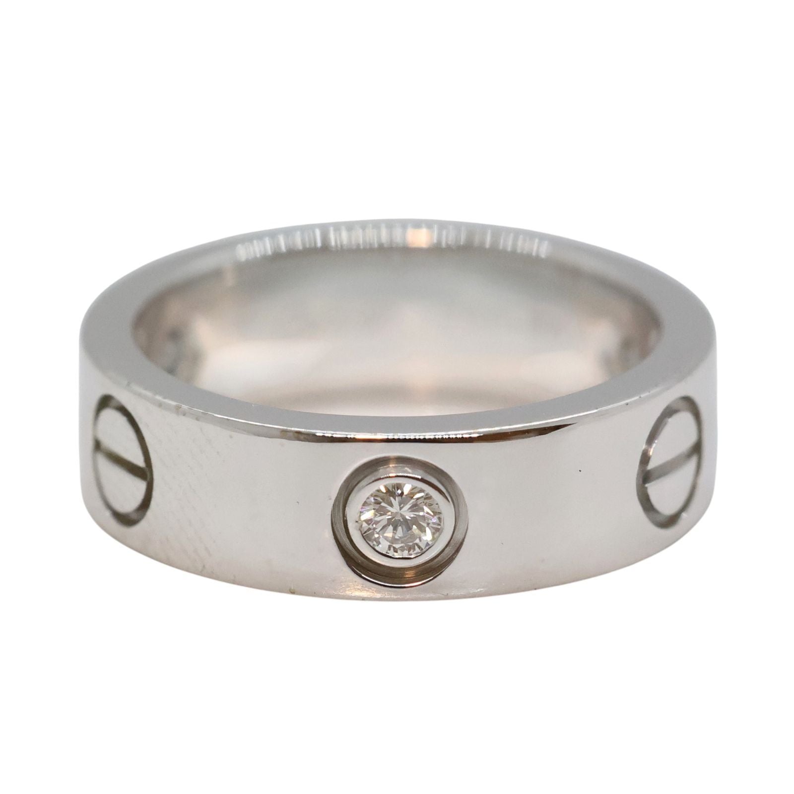 Cartier Ring 3Pd K18Wg #50