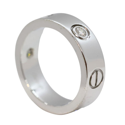 Cartier Ring 3Pd K18Wg #50