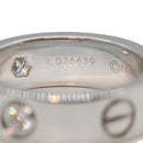 Cartier Ring 3Pd K18Wg #50