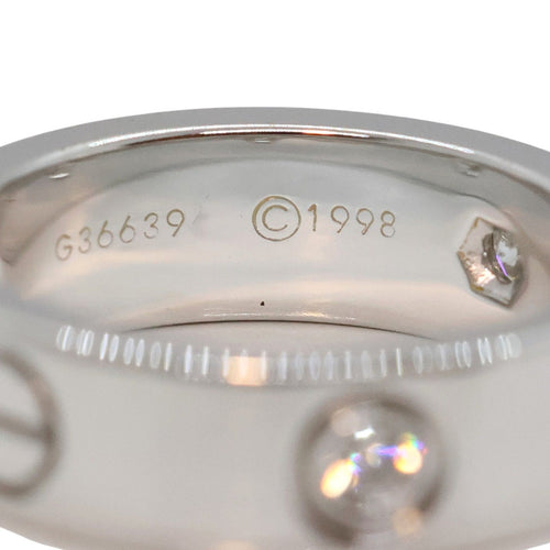 Cartier Ring 3Pd K18Wg #50