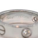 Cartier Ring 3Pd K18Wg #50