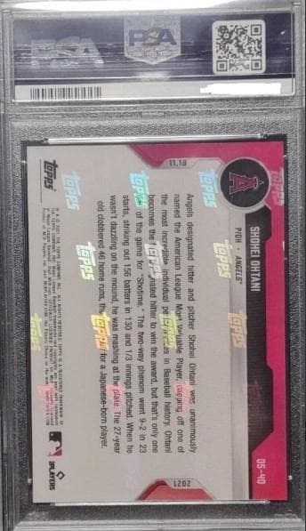 Topps Mlb 2021 Mvp (Psa10