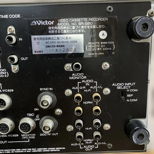 Victor Other Br-S810 S-Vhs