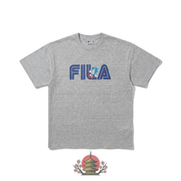 Fila T -Shirt Sm6Sau707 S/S Tee Mgy Wt0 Sega Bk0 Kh0