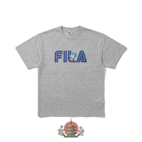 Fila T -Shirt Sm6Sau707 S/S Tee Mgy Wt0 Sega Bk0 Kh0