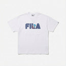 Fila T -Shirt Sm6Sau707 S/S Tee Mgy Wt0 Sega Bk0 Kh0