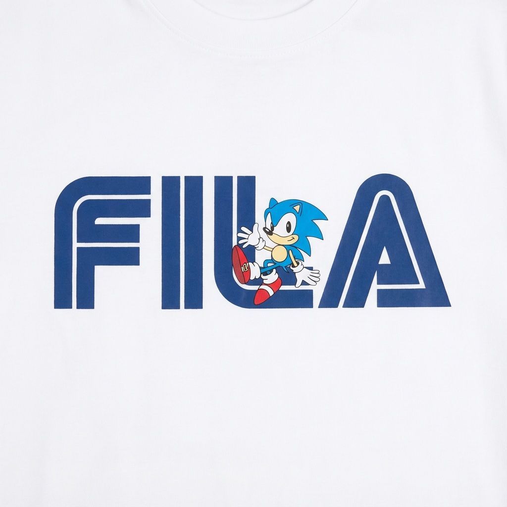 Fila T -Shirt Sm6Sau707 S/S Tee Mgy Wt0 Sega Bk0 Kh0