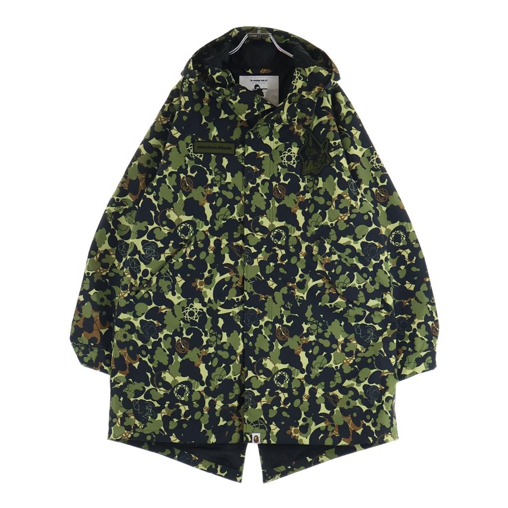 A Bathing Ape Military Jacket Unkle Mwa Camo M-51 Hoodie Mva 001Hjh231902X