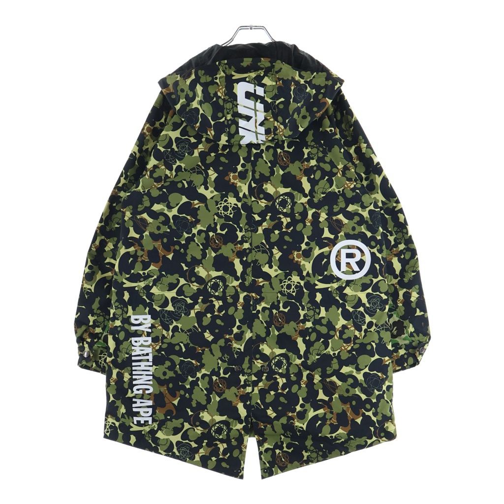 A Bathing Ape Military Jacket Unkle Mwa Camo M-51 Hoodie Mva 001Hjh231902X