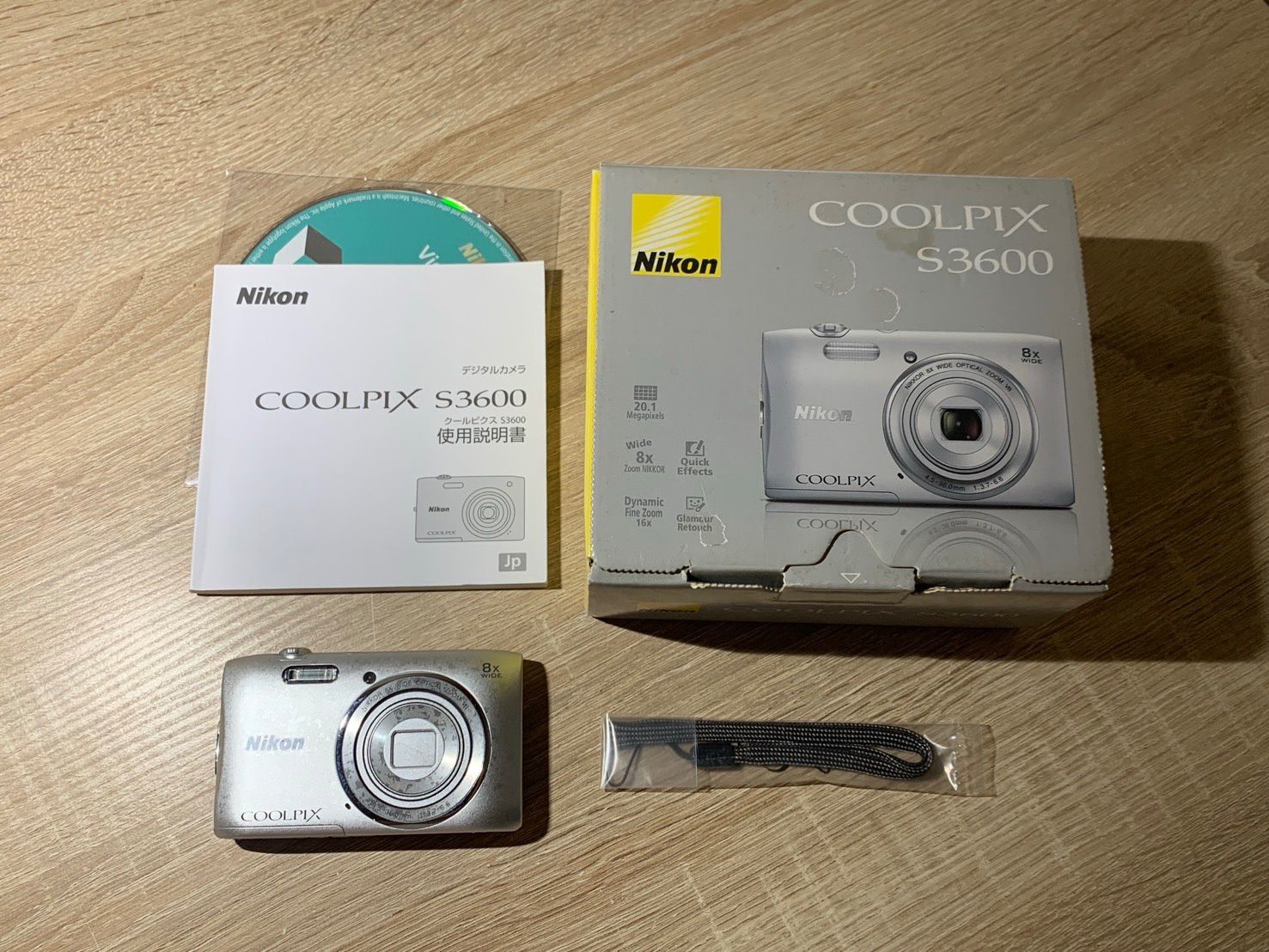 Compact Digital Camera 0874 Nikon Coolpix S3600