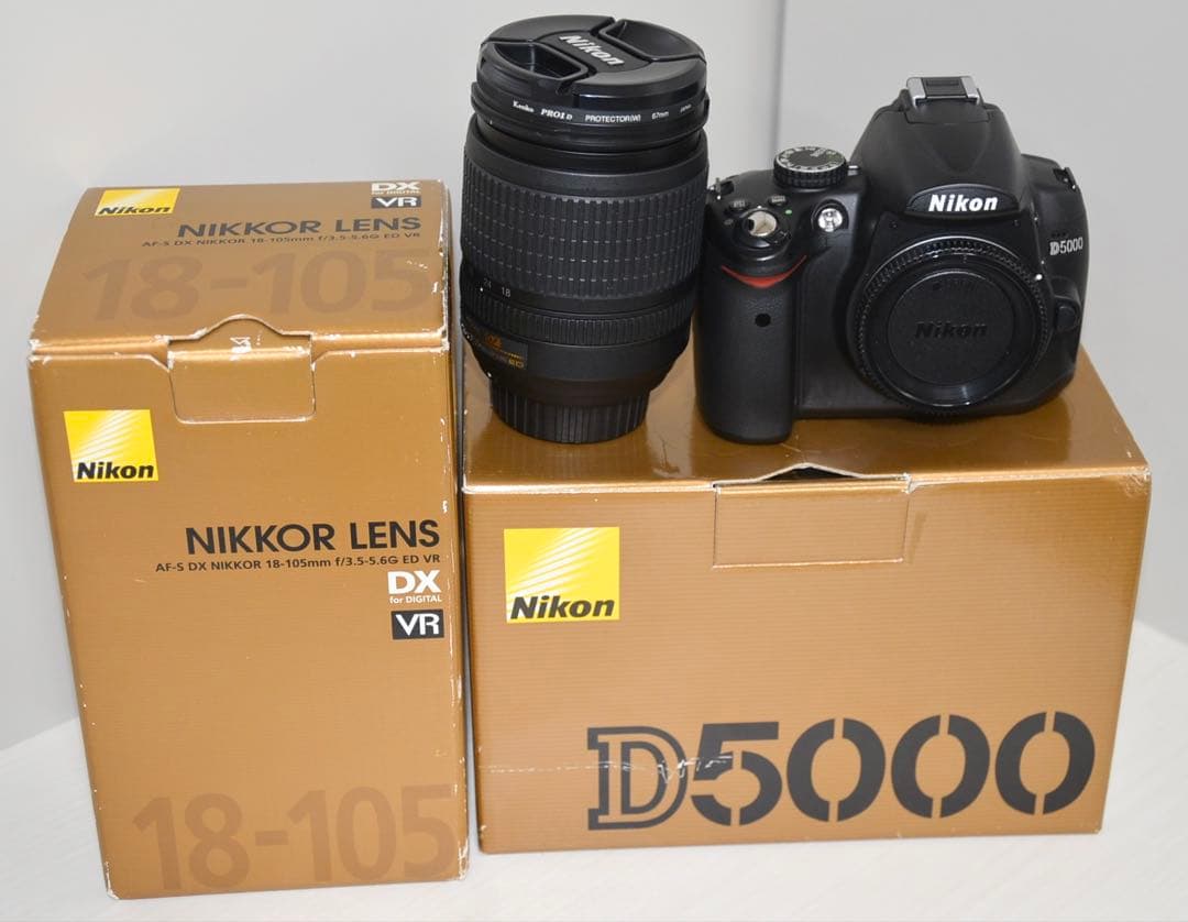 Nikon Digital Slrs Nikond5000 18-105Mmvr 3,889