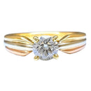 Cartier Ring 0.31Ct 750 K18 Yg Pg Wg 3 49