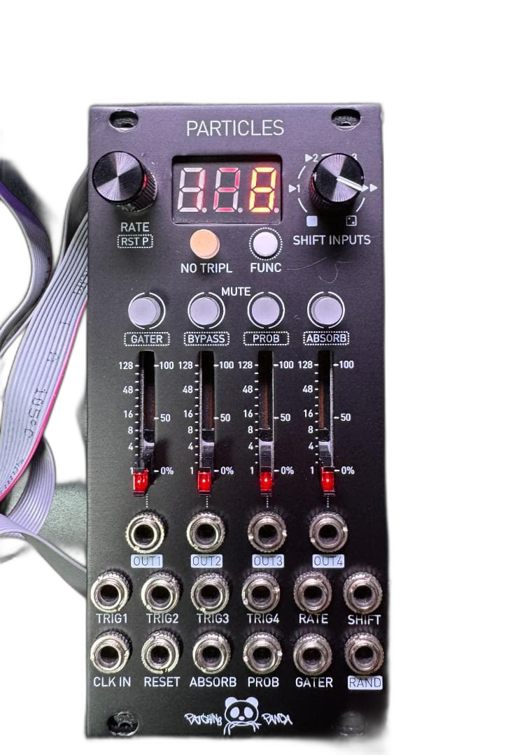 Modular Synthesizer Patching Panda Particle