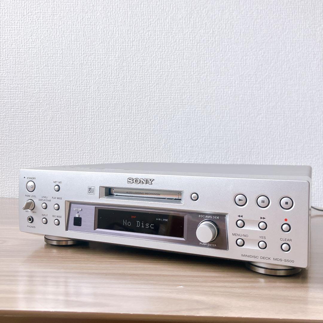 Sony Cd, Md Cassette Decks Mds S500 Netmd