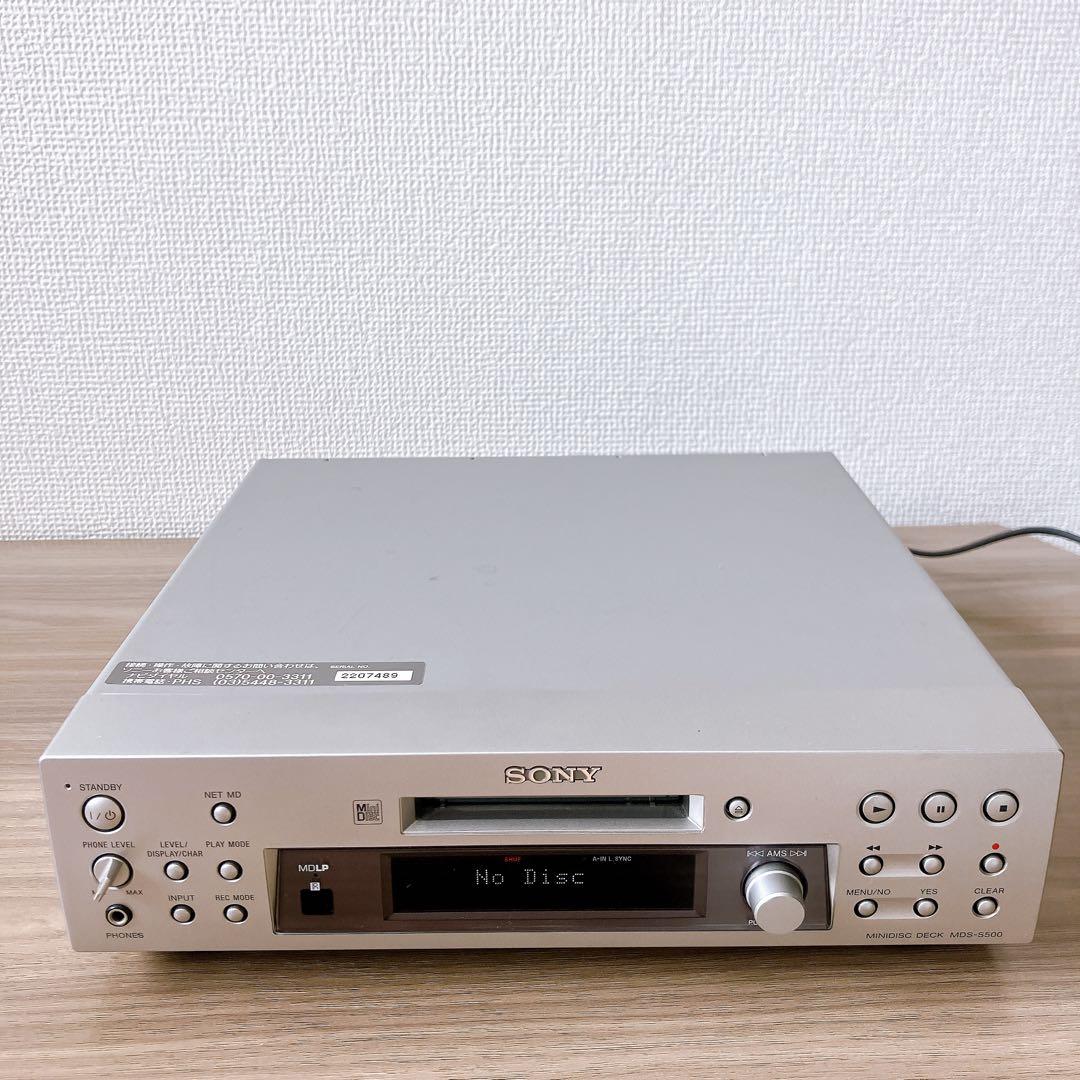Sony Cd, Md Cassette Decks Mds S500 Netmd