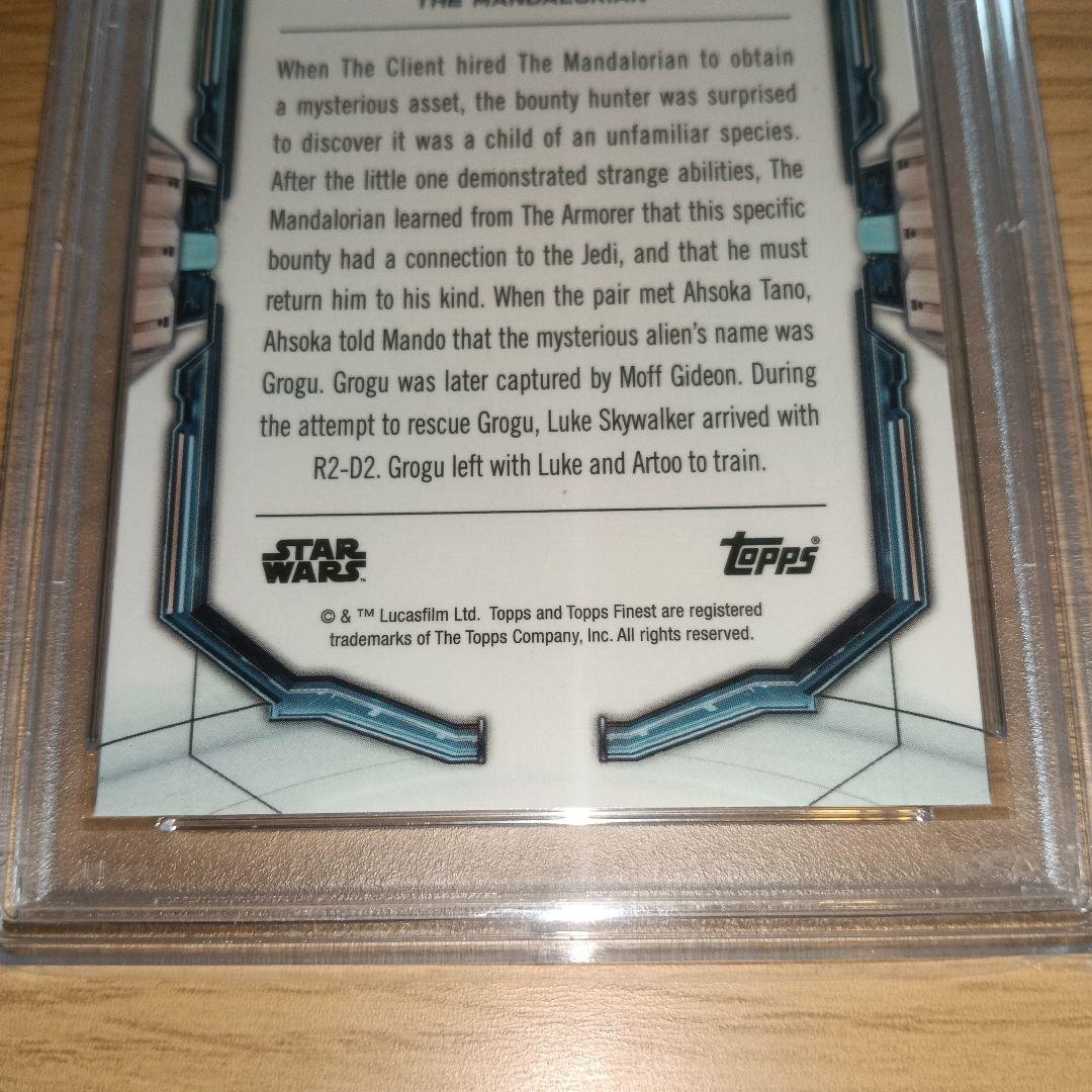 Topps Star Wars 2022 Grogu Refractor Psa 10