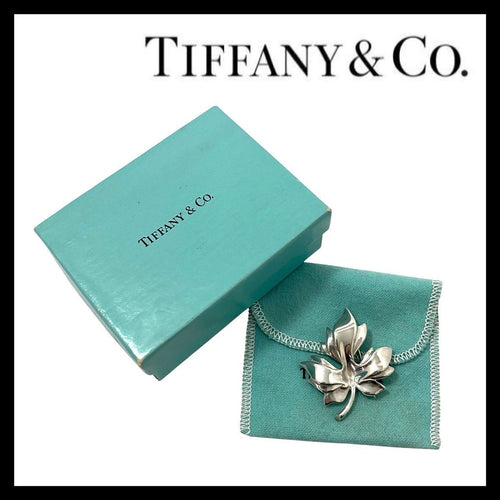 Tiffany Broach Corsage Tiffany&Co. 1995 Sv925 Sterling Silver/ 9.4G (Ser-6804)