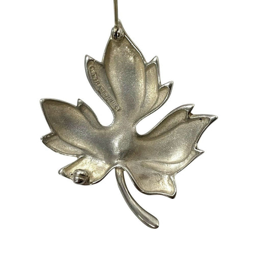 Tiffany Broach Corsage Tiffany&Co. 1995 Sv925 Sterling Silver/ 9.4G (Ser-6804)