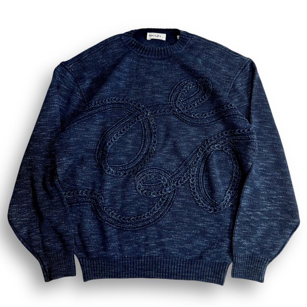 Vintage Knit Sweater 90S 3D
