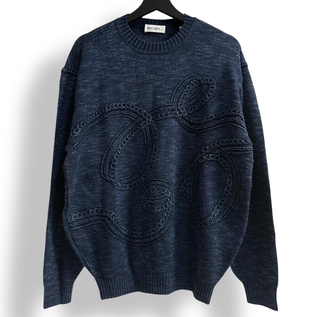 Vintage Knit Sweater 90S 3D