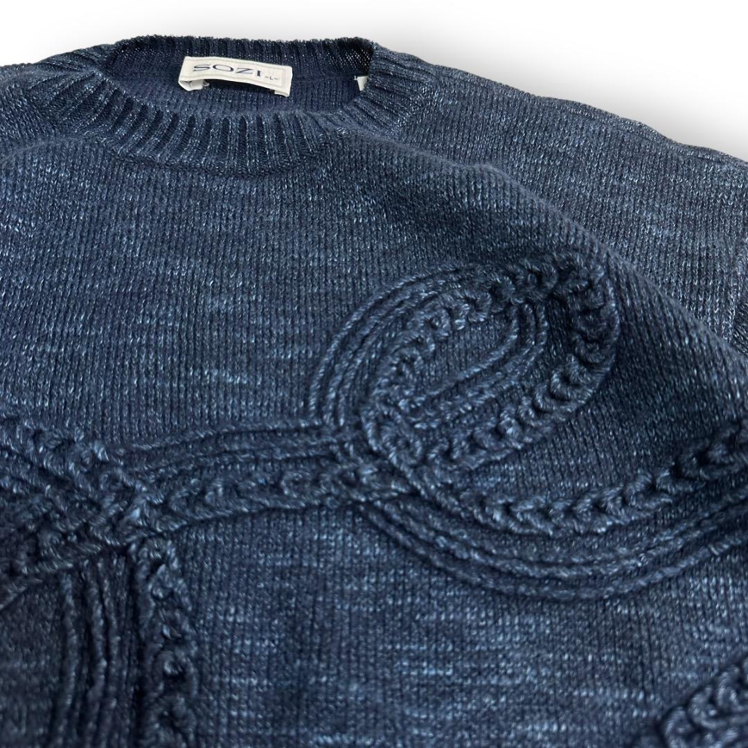 Vintage Knit Sweater 90S 3D