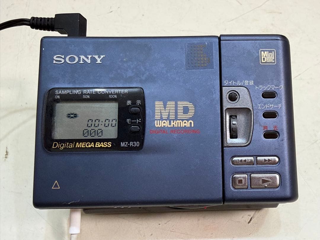Sony Portable Md Player Walkman Mz-R30
