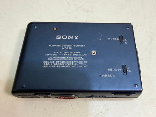 Sony Portable Md Player Walkman Mz-R30
