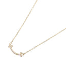 Tiffany Necklace Co T 42.5/47.5 K18Pg