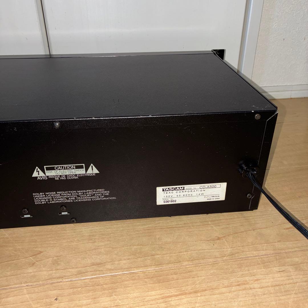 Tascam Cd, Md Cassette Decks Cd-A500