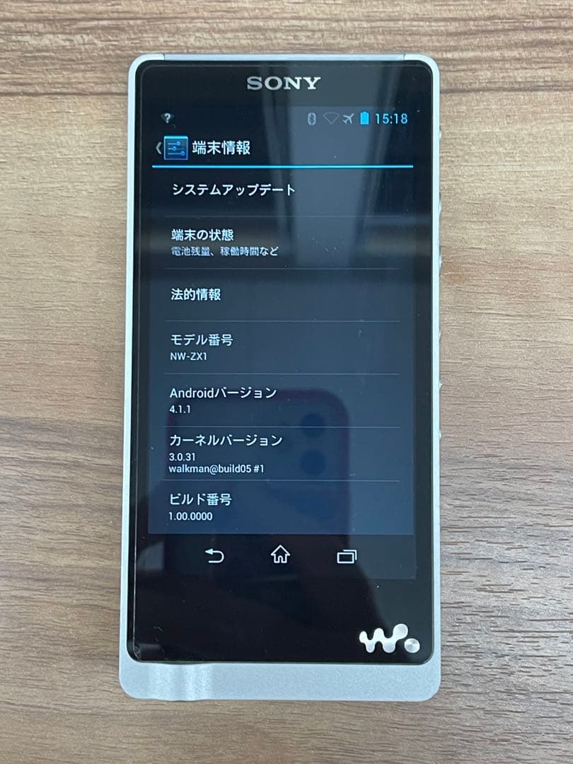 Sony Digital Audio Players Walkman Nw-Zx1 128Gb