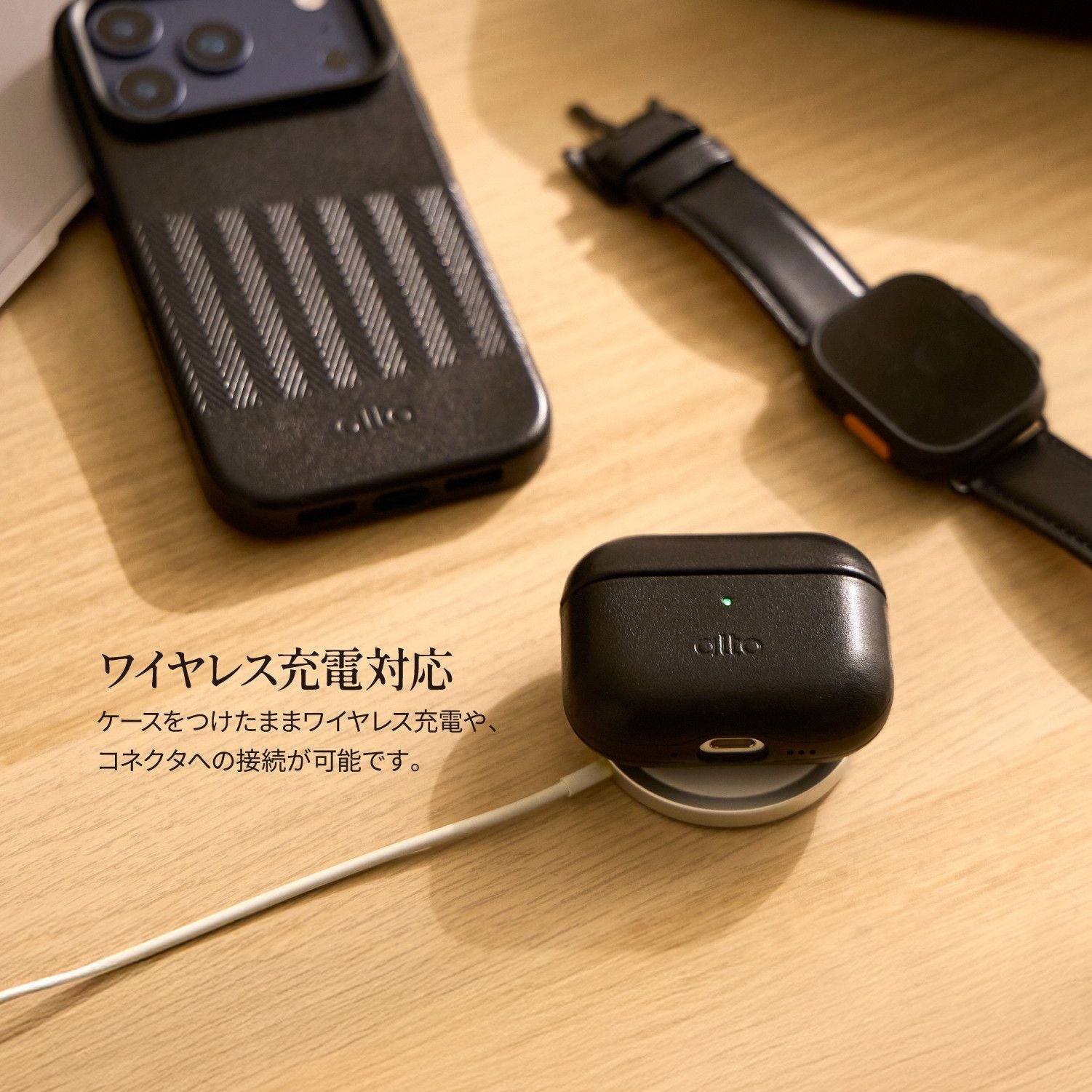 Earphone Case Airpods Pro3 Pro 3 Alto Leather (Portable)