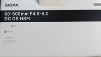 Sigma Lens (Zoom) 60-600Mm F4.5-6.3 Dg Os Hsm Sports