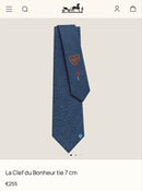 Hermes Ties La Clef Du Bonheur