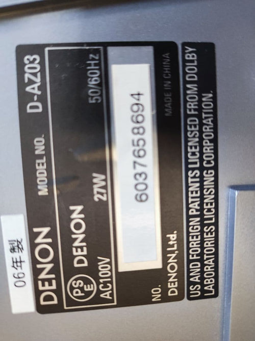 Denon Mini -Component Cd Md