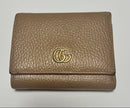 Gucci Trifold Wallets Petite Marmont Porcelain Rose